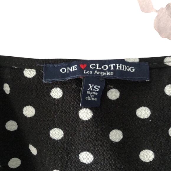 One Clothing Polka Dot Spaghetti Strap Wrap Retro Pretty Women Pop Art Tank Top - Picture 3 of 7